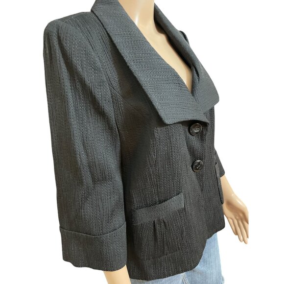 NWT Classiques Entier Black Blazer Size Large - Picture 2 of 3